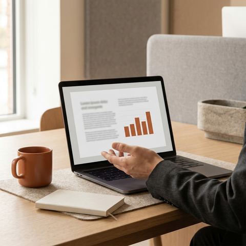 Screen-share walkthrough of the assessment report